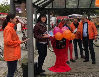 Bundestagswahlkampf in Bad Zwischenahn