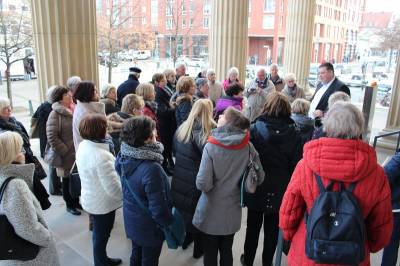 Beginn der Fhrung mit MdL Jens Nacke