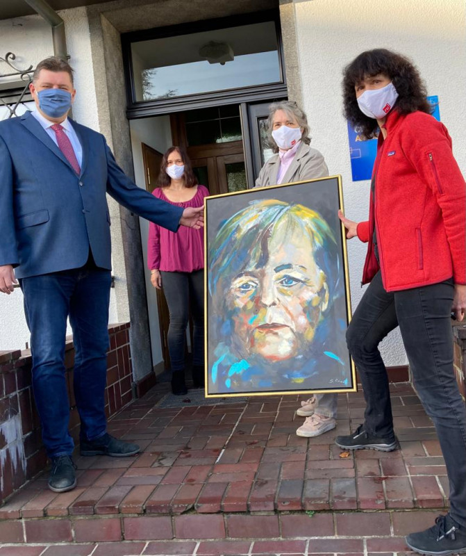 Foto v.l: Kreisvorsitzender Jens Nack MdL, FU Vorstandsmitglieder Ilka Studnik, Heike Heidberg-Kltgen, Vorsitzende Corinna Martens